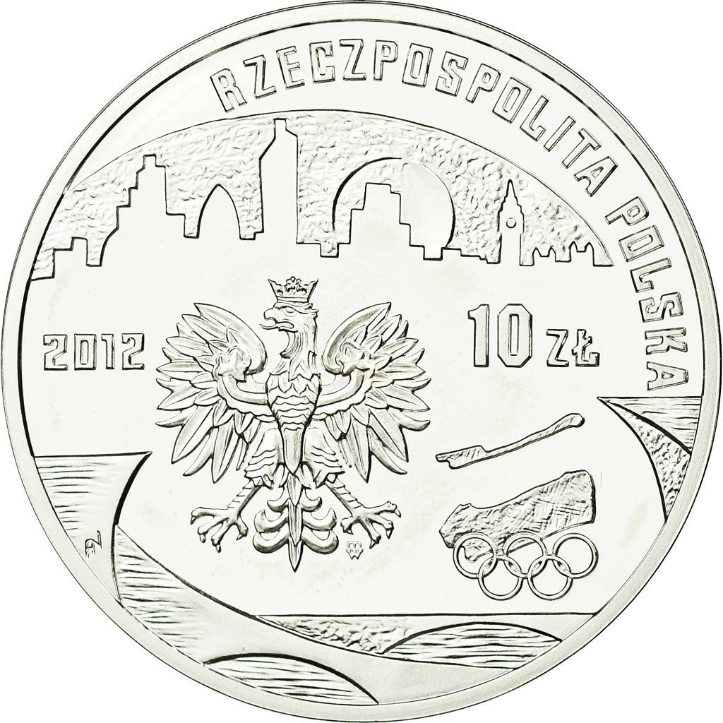 Münze, Polen, 10 Zlotych, 2012, Warsaw, BE, STGL, Silber, KM:833