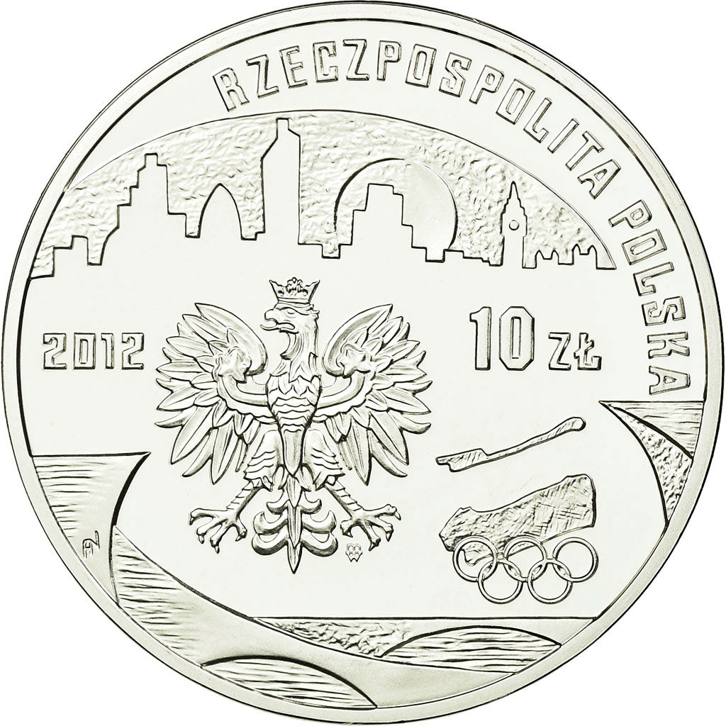 Moneta, Polonia, 10 Zlotych, 2012, Warsaw, BE, FDC, Argento, KM:833