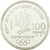 Moneta, Francja, Ice Skating Couple, 100 Francs, 1989, MS(65-70), Srebro