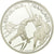 Moneta, Francja, Free-style skier, 100 Francs, 1990, BE, MS(65-70), Srebro