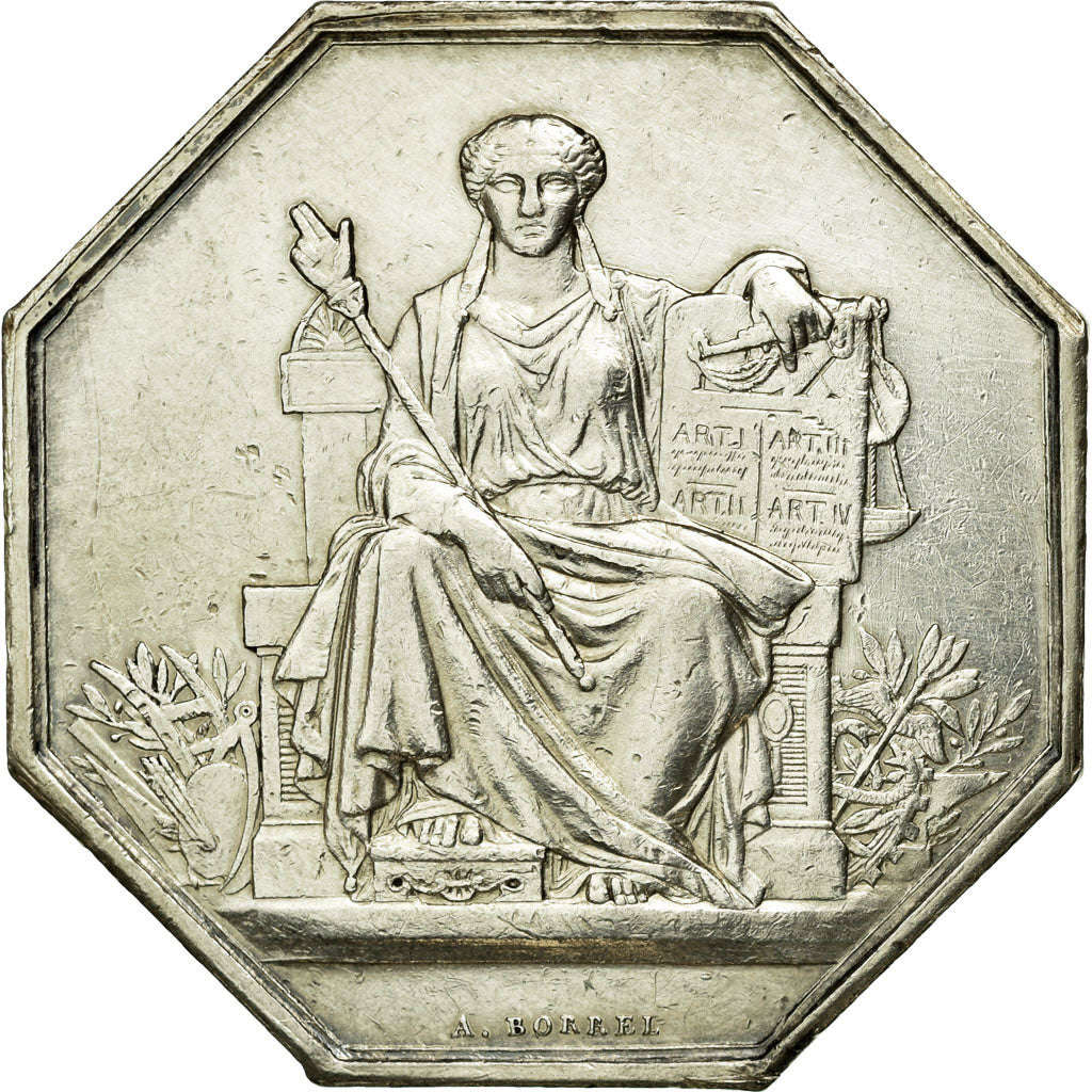 Francia, Token, Notary, SPL-, Argento, Lerouge:321