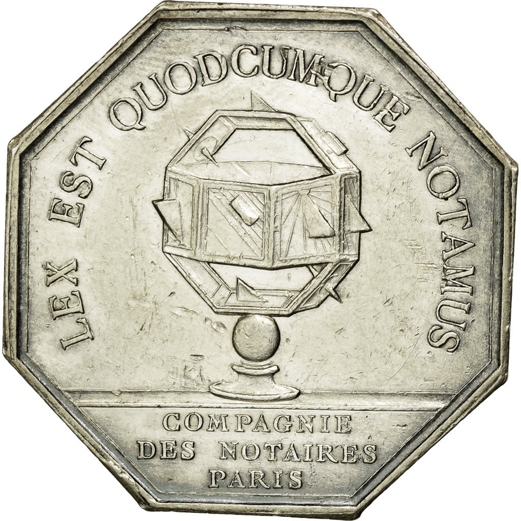 Francia, Token, Notary, SPL-, Argento, Lerouge:321