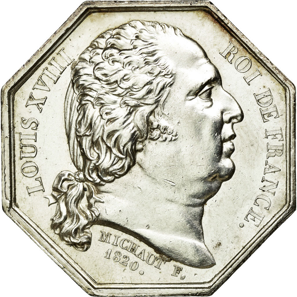 Francia, Token, Notary, 1820, SPL-, Argento, Lerouge:316