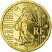 Francia, 20 Euro Cent, 2002, BE, FDC, Latón, KM:1286