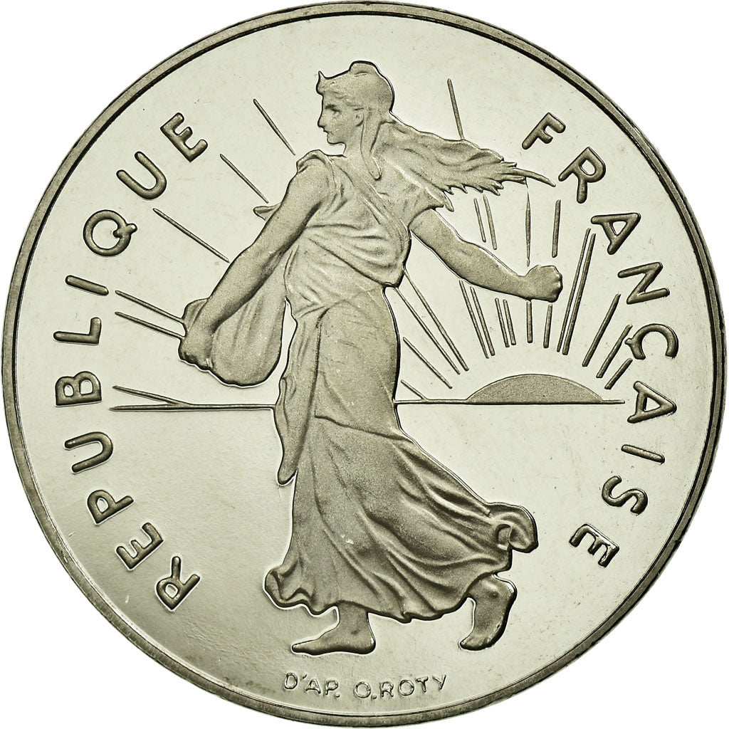 Moneta, Francia, Semeuse, Franc, 1997, Paris, FDC, Nichel, KM:925.2