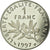 Coin, France, Semeuse, Franc, 1997, Paris, MS(65-70), Nickel, KM:925.2