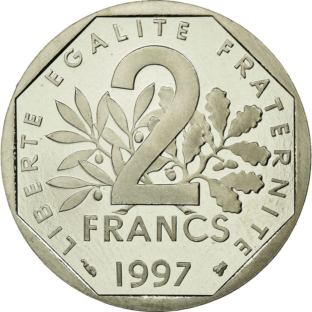 Coin, France, Semeuse, 2 Francs, 1997, Paris, BE, MS(65-70), Nickel, KM:942.2