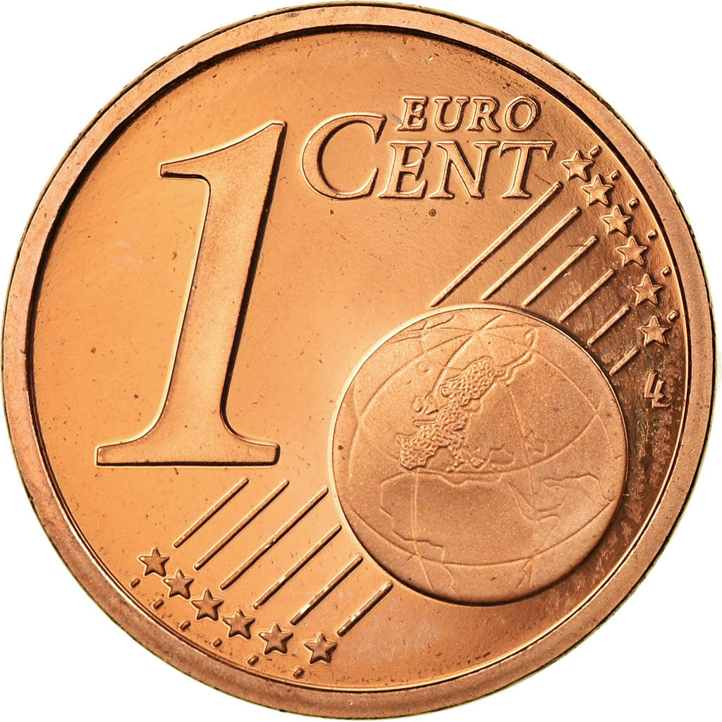 Francia, Euro Cent, 2004, BE, SC, Cobre chapado en acero, KM:1282