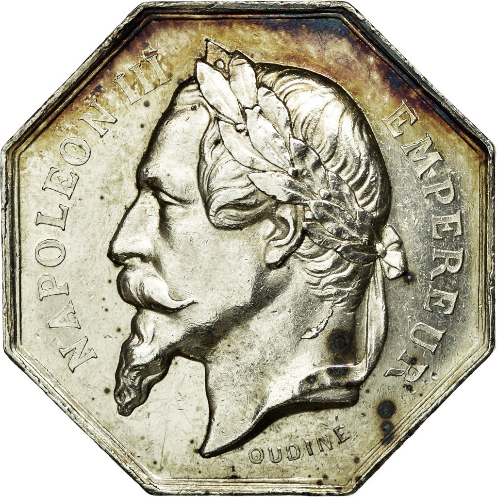 France, Token, Notary, AU(55-58), Silver, Lerouge:254