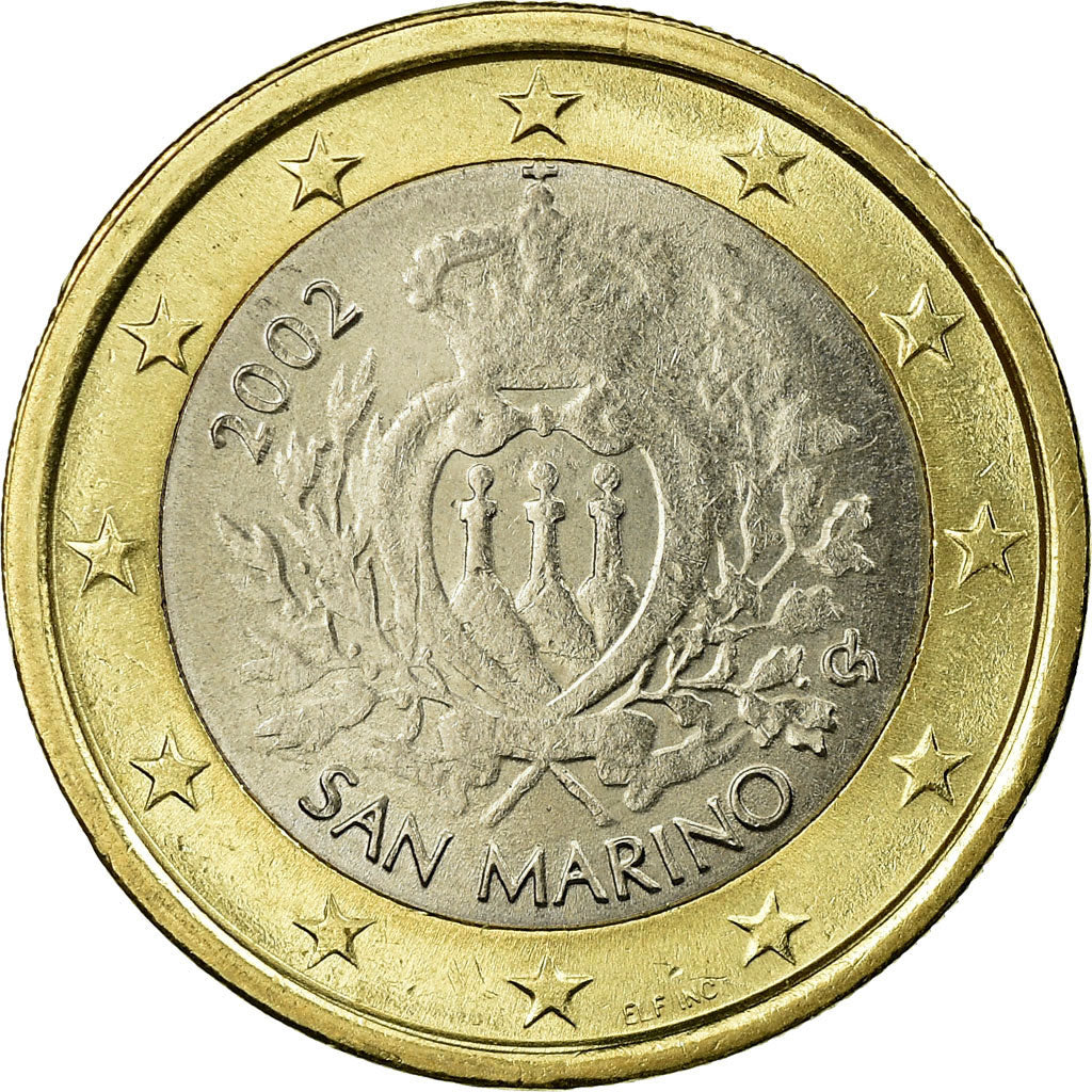 San Marino, Euro, 2002, VZ, Bi-Metallic, KM:446