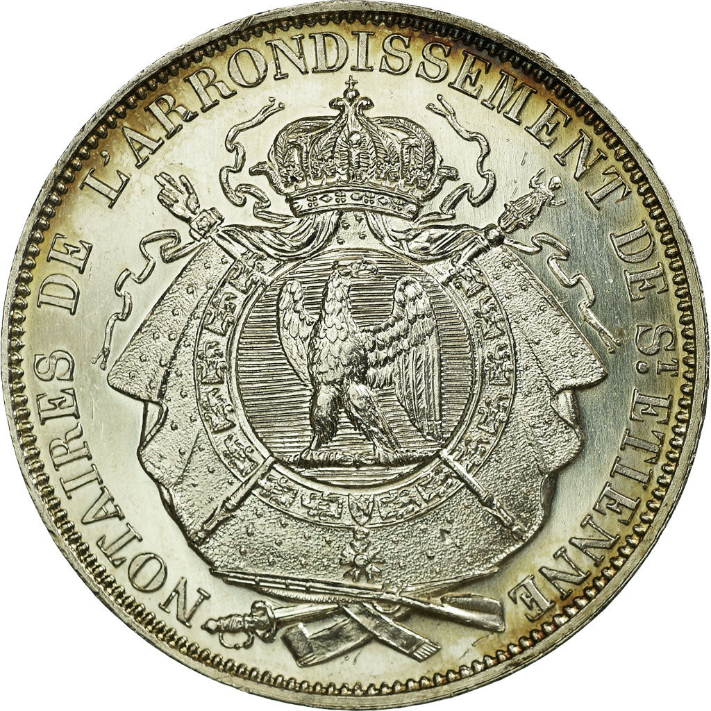 Francia, Token, Notaires de l'Arrondissement de Saint-Etienne, 1813, SPL