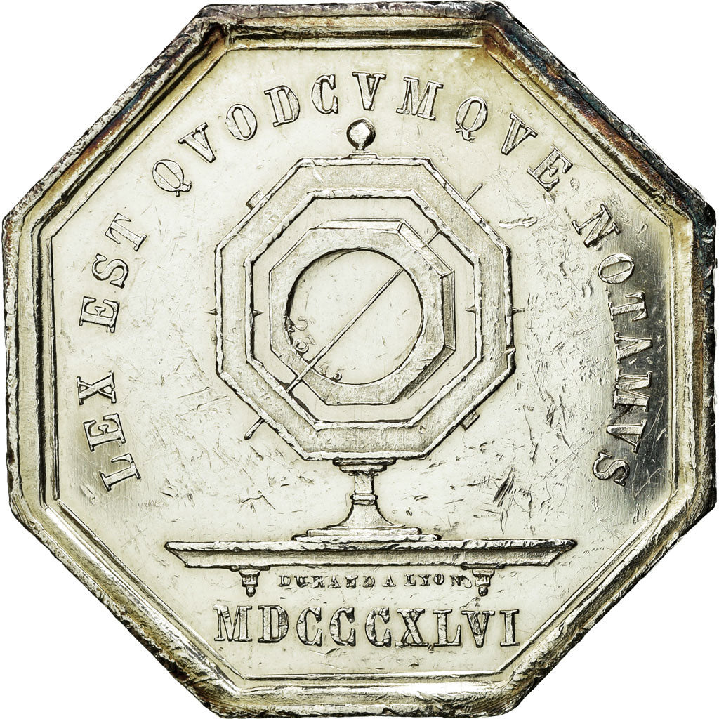 France, Token, Notary, AU(55-58), Silver, Lerouge:366