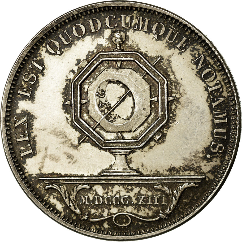 France, Token, Notary, 1886, AU(55-58), Silver, Lerouge:368