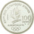 Moneta, Francja, Patinage, 100 Francs, 1989, BE, MS(65-70), Srebro, KM:972