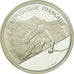 Moneta, Francja, Alpine skiing, 100 Francs, 1989, BE, MS(65-70), Srebro, KM:971