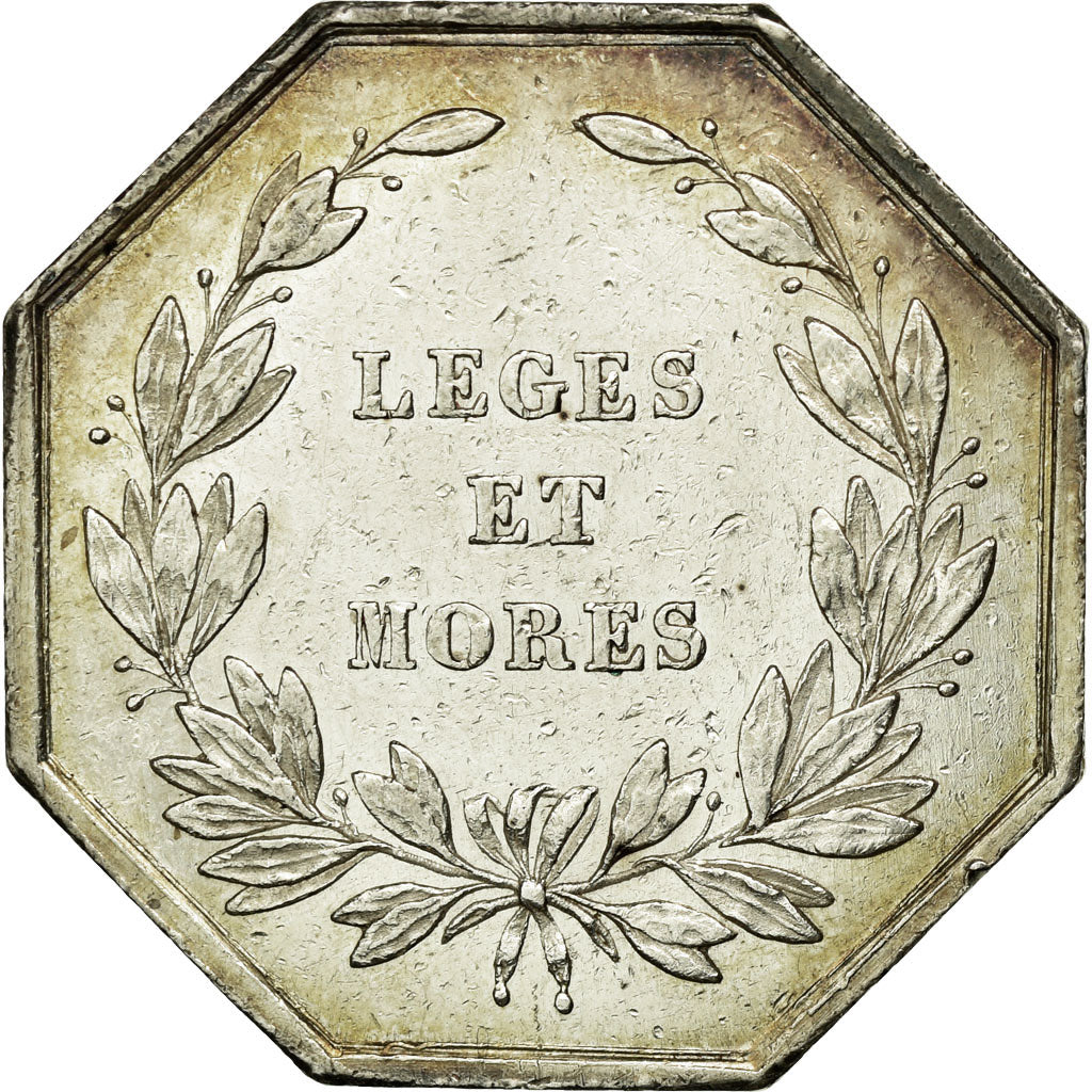 France, Token, Notary, EF(40-45), Silver, Lerouge:205