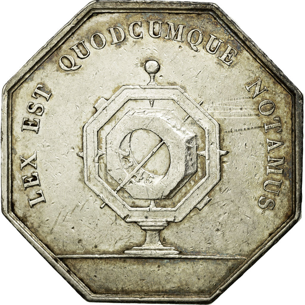 France, Token, Notary, AU(50-53), Silver, Lerouge:395