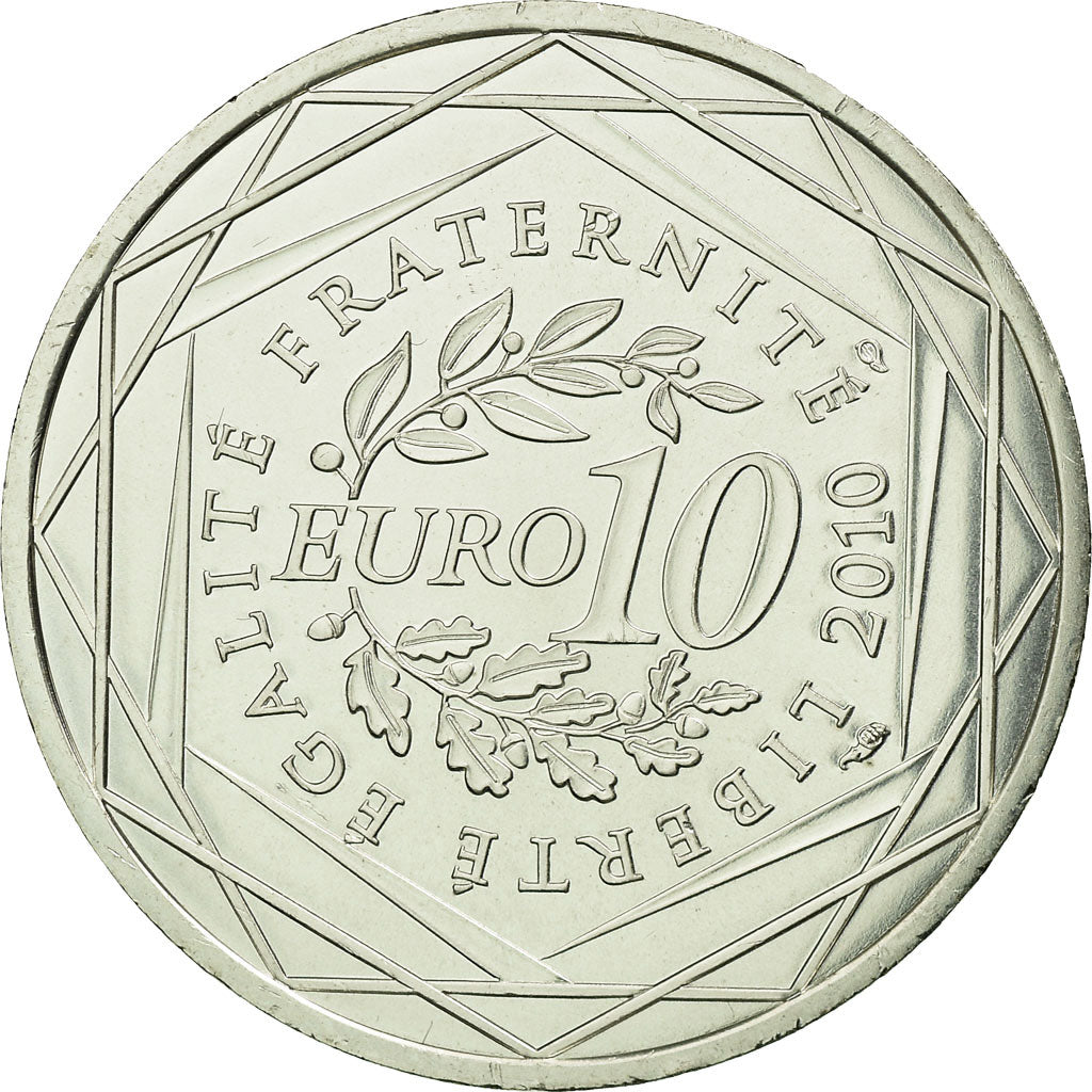 Frankreich, 10 Euro, Martinique, 2010, UNZ, Silber, KM:1662