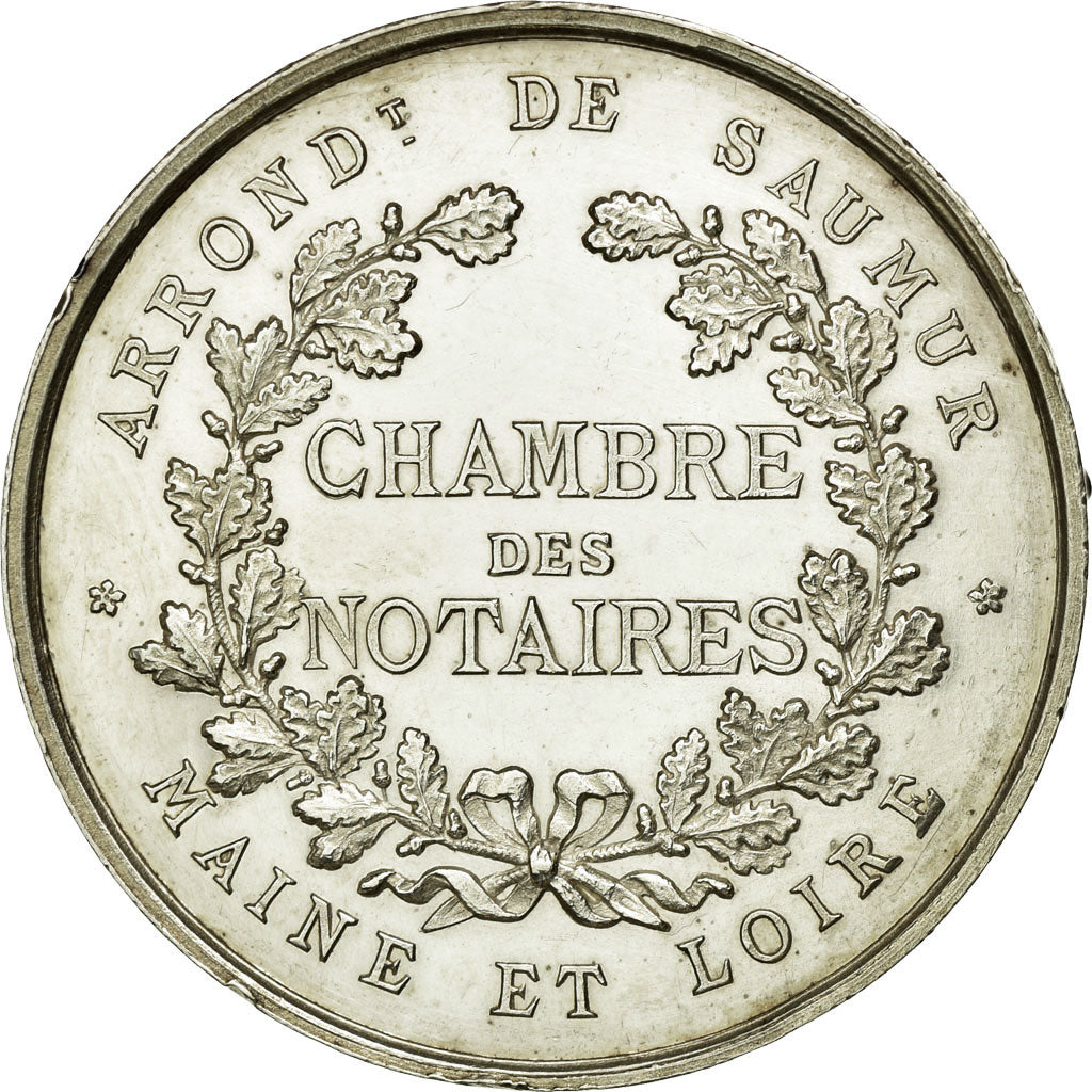 France, Token, Notary, AU(55-58), Silver, Lerouge:377