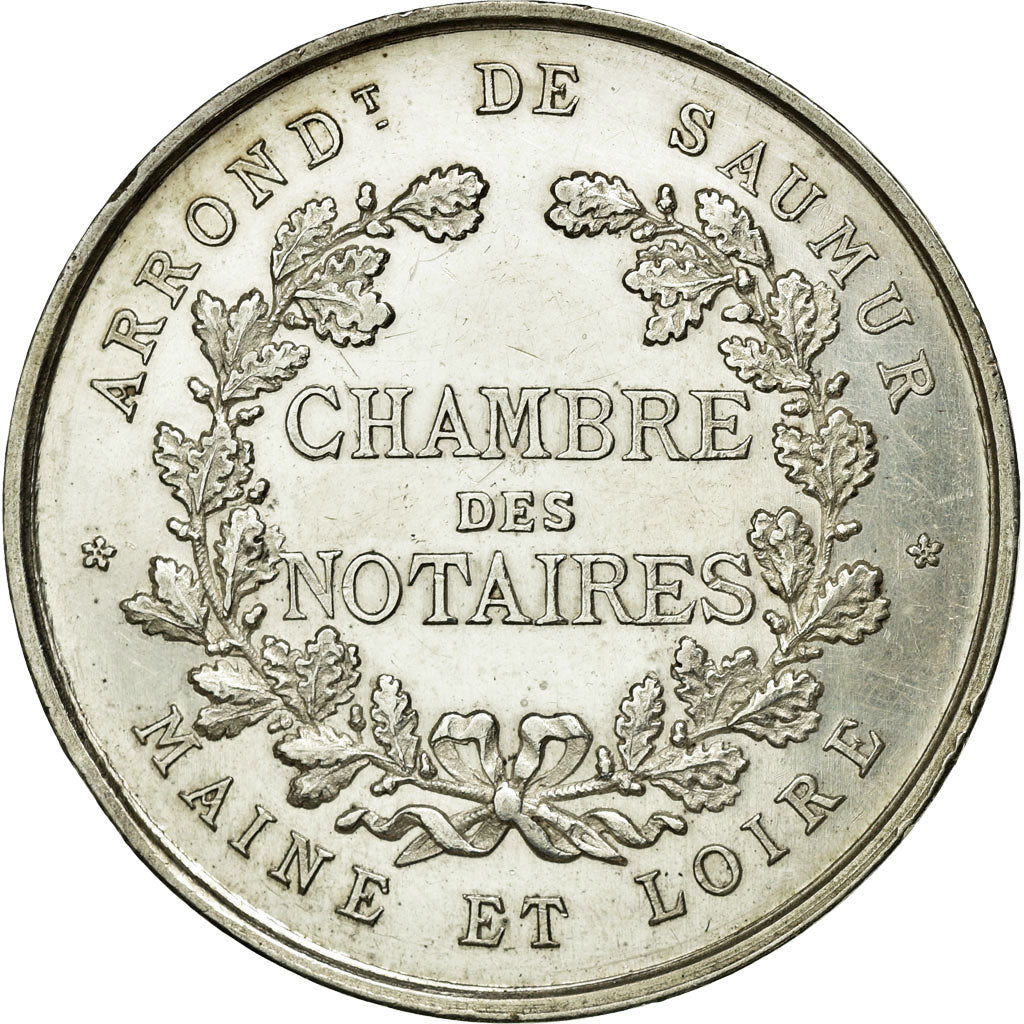 France, Token, Notary, VF(20-25), Silver, Lerouge:377
