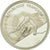 Moneta, Francja, Alpine skiing, 100 Francs, 1989, BE, MS(65-70), Srebro, KM:971