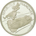 Moneta, Francja, Bobsledding, 100 Francs, 1990, BE, MS(65-70), Srebro, KM:981