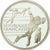 Moneta, Francja, Speed skaters, 100 Francs, 1990, BE, MS(65-70), Srebro, KM:980