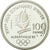 Moneta, Francja, Hockey players, 100 Francs, 1991, BE, MS(65-70), Srebro