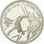 Moneta, Francja, Free-style skier, 100 Francs, 1990, BE, MS(65-70), Srebro