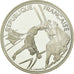 Moneta, Francja, Free-style skier, 100 Francs, 1990, BE, MS(65-70), Srebro