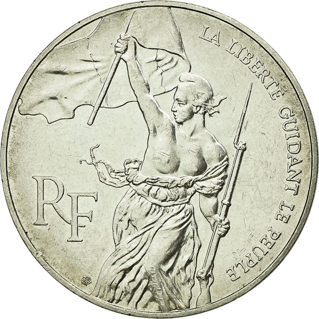 Coin, France, Liberté guidant le peuple, 100 Francs, 1993, AU(50-53), Silver