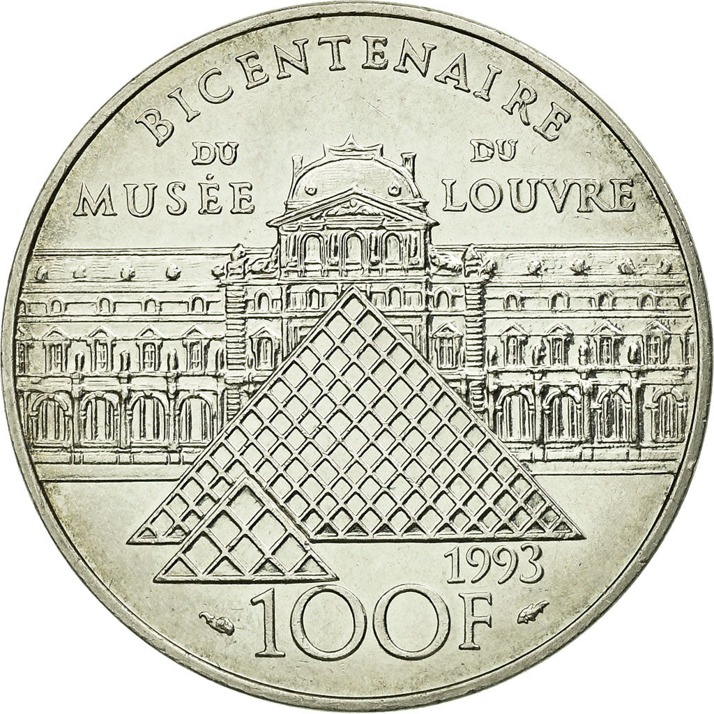 Coin, France, Liberté guidant le peuple, 100 Francs, 1993, AU(50-53), Silver