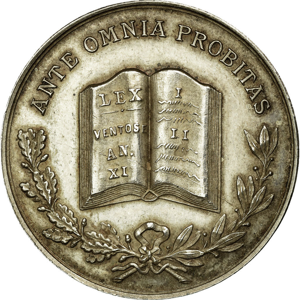 France, Token, Notary, AU(50-53), Silver, Lerouge:350