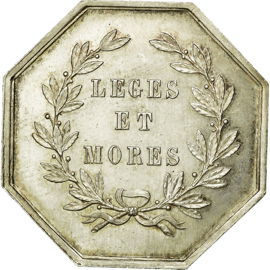 France, Token, Notary, AU(55-58), Silver, Lerouge:364