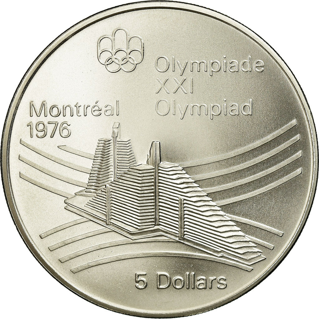 Coin, Canada, Elizabeth II, 5 Dollars, 1976, Royal Canadian Mint, Ottawa