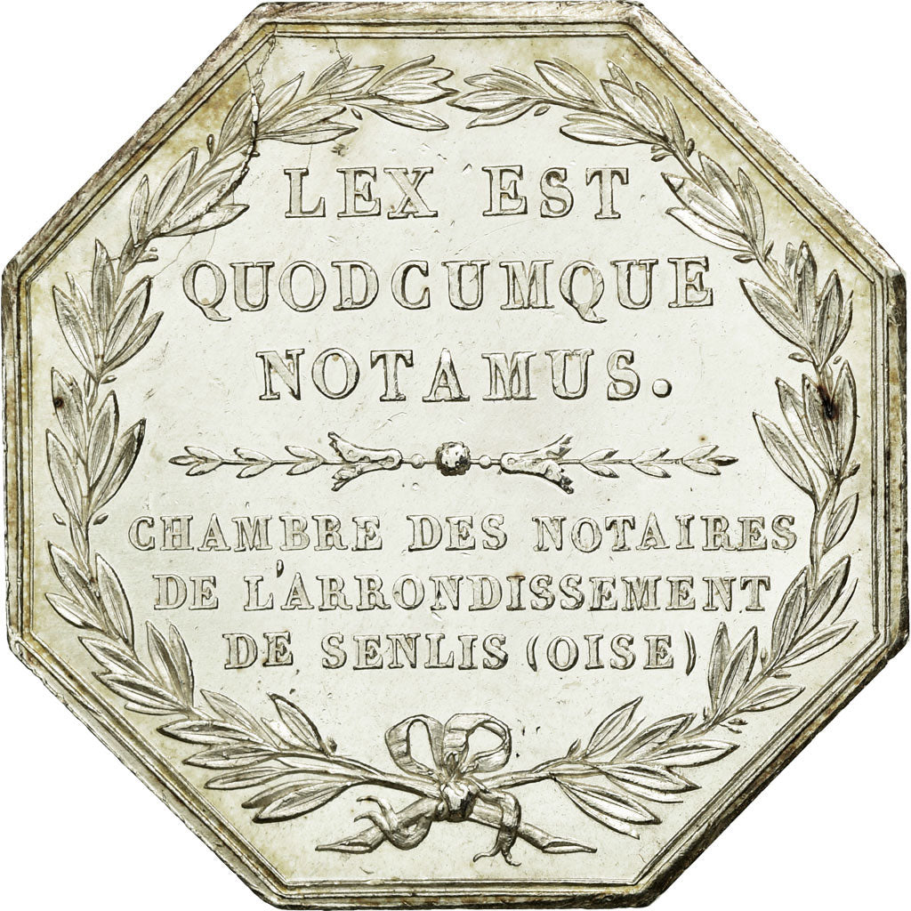 Francia, Token, Notary, SPL-, Argento, Lerouge:385