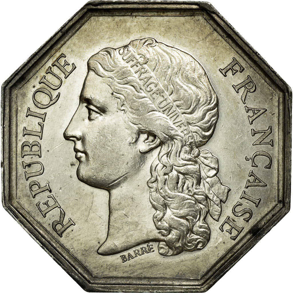 France, Token, Notary, AU(55-58), Silver, Lerouge:434
