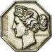 France, Token, Notary, 1833, AU(50-53), Silver, Lerouge:413