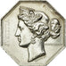 France, Token, Notary, 1833, AU(55-58), Silver, Lerouge:413