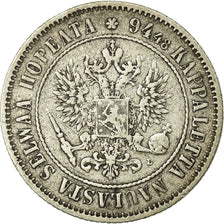 Münze, Finnland, Nicholas II, Markka, 1893, SS, Silber, KM:3.2