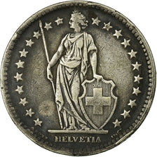 Moneta, Svizzera, 2 Francs, 1944, Bern, BB, Argento, KM:21