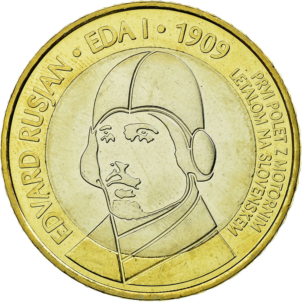Slovenia, 3 Euro, 2009, MS(63), Bi-Metallic, KM:85