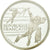 Moneta, Francja, Patinage de vitesse, 100 Francs, 1990, BE, MS(65-70), Srebro