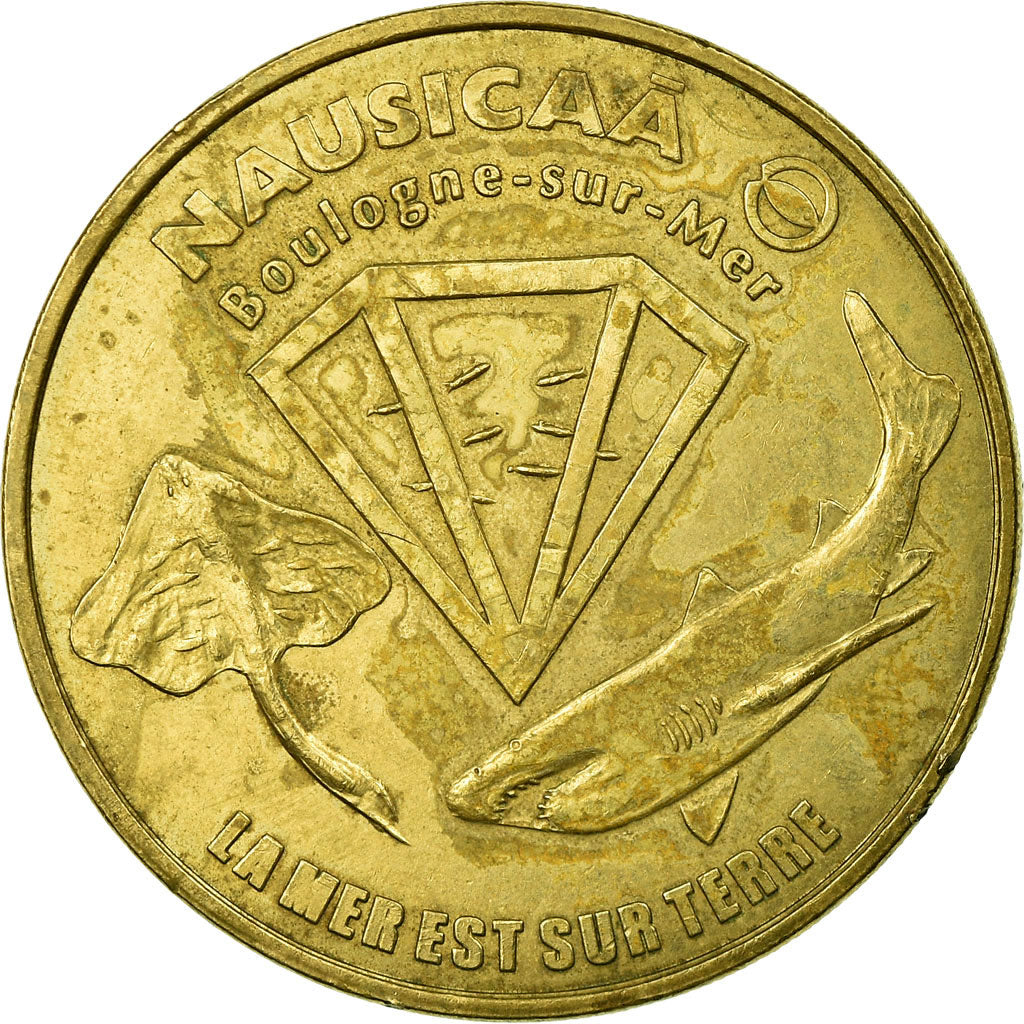 France, Token, Boulogne-sur Mer  - Nausicaa n° 1, 1998, Copper-nickel