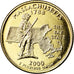 Moeda, Estados Unidos da América, Massachusetts, Quarter, 2000, U.S. Mint