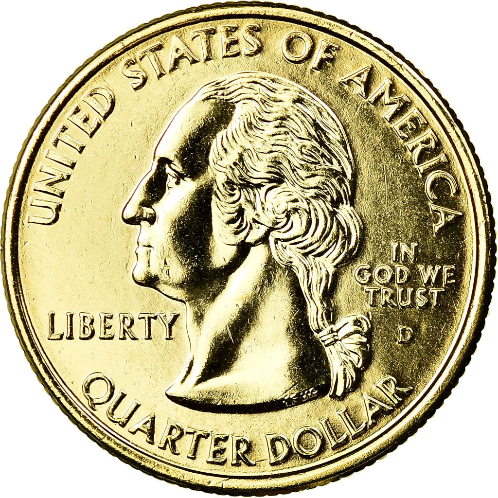 Moeda, Estados Unidos da América, Massachusetts, Quarter, 2000, U.S. Mint