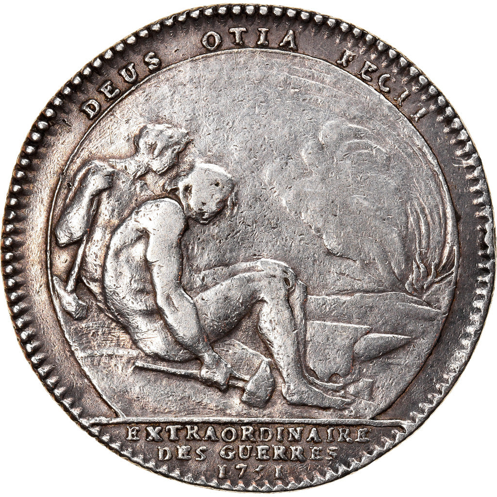 France, Token, Royal, Louis XV, Extraordinaire des Guerres, History, 1751