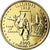 Coin, United States, Illinois, Quarter, 2003, U.S. Mint, Philadelphia, golden