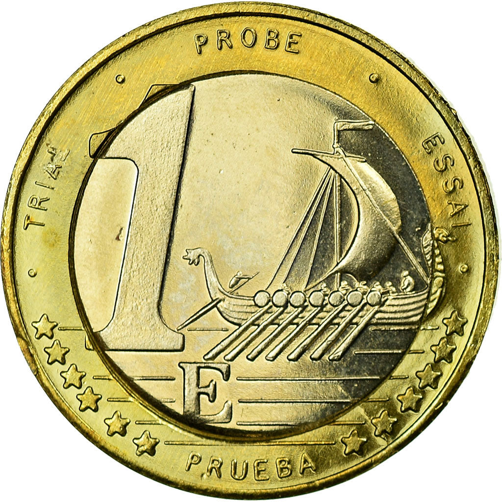 Zweden, Fantasy euro patterns, Euro, 2003, PR, Bi-Metallic, KM:Pn7