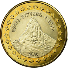 Switzerland, Fantasy euro patterns, Europ, 2003, AU(55-58), Bi-Metallic, KM:Pn8